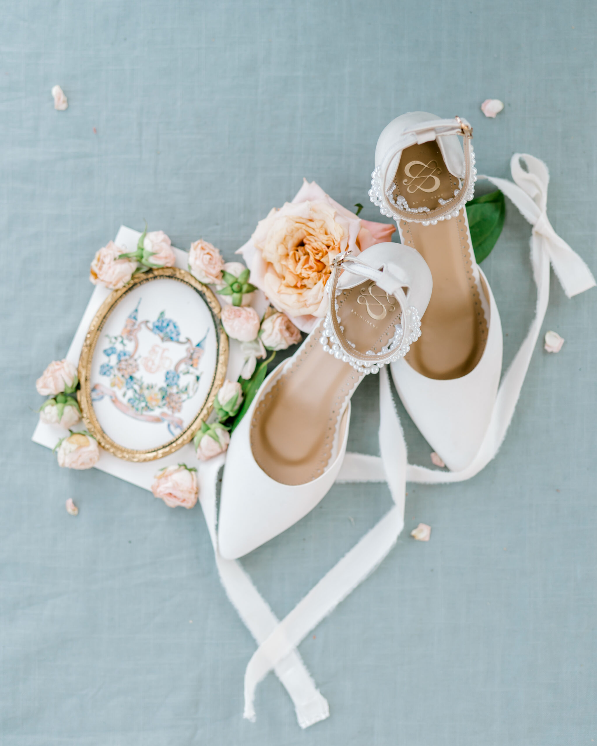 white wedding shoes- high heels